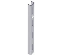 Element System 10000-00023 Classic Regalsystem Single Row Sturdy Hanging Rails for Flexible mounting of Shelf Systems, for Wall Shelves, Steel, White Aluminium, 100 cm
