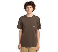 Element T-Shirt Basic Pocket Pigment SS Men Brown XS