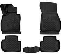 Element Tailor-Made Premium 3D Rubber Floor Mats Designed for BMW 1 Series, Mk3 (F40), 2019-2024, 4 Pieces, Black