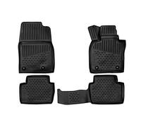 Element Tailored Custom Fit 3D Rubber Floor Mats designed for MAZDA 3, 2019-present 4 pcs Right hand drive only
