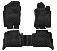 Element Tailored Custom Fit 3D Rubber Floor Mats designed for NISSAN NP300 MT 2016-present, Double cab. 3 pcs. Right hand drive only