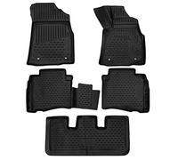 Element Tailored Custom Fit 3D Rubber Floor Mats designed for TOYOTA Fortuner Auto, 2016-present 5 pcs Right hand drive only