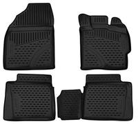 Element Tailored Custom Fit 3D Rubber Floor Mats designed for TOYOTA Prius 30, 2009-2015, 4 pcs Right hand drive only