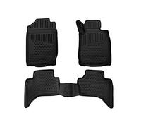 Element Tailored Custom Fit 3D Rubber Floor Mats for MITSUBISHI L200/Triton manual & automatic, 2016->, Double cab, Black