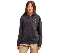 Hooded sweatshirt with zipper Element Timber Icon Embroidery Noir 12 ans