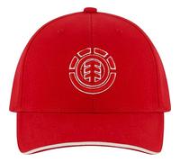 Element Unisex's Baseball Hat, Adult Flex Fit Active Sport Cap with Curved Brim, Red, One Size