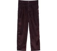 Element - Velvet pants - Big Pleated Bi Color Corduroy Pants Java for Men - Size 33 US - Brown Brown 33 US