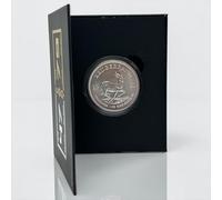 ELEMENT4779 Magnetic Lid Display Gift Box with 1 oz South African Silver Krugerrand | Keepsake, Memento or Souvenir