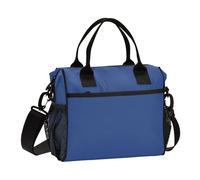 Elemental Blue Lunch Bag for Women Men Reusable Insulated Lunch Box for Adult Kids Water-Resistant Lunchbox Cooler Tote Bag with Pockets for Picnic Travel Work Beach