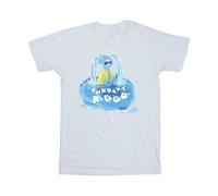Elemental Boy's Crying Cotton T-Shirt in White | Size: 5-6 Years Elemental White 5-6 Years