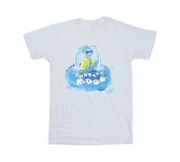 Elemental Boy's Crying Cotton T-Shirt in White | Size: 9 Years Elemental White 9 Years