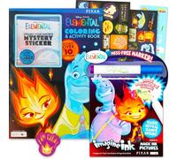 Elemental Coloring Set - Activity Set with Elemental Imagine Ink, Stickers and More | Disney Elemental Activity Book Bundle