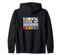 Elemental Core Of Disorder Chaos Zip Hoodie