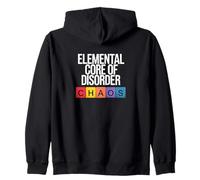 Elemental Core Of Disorder Chaos Zip Hoodie