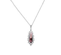 Elemental Crystal Necklace Simple Atmosphere Pendant Clavicle Chain Accessories