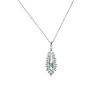 Elemental Crystal Necklace Simple Atmosphere Pendant Clavicle Chain Accessories