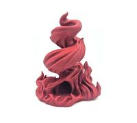 Elemental Flame Vortex Dice Tower DND RPG Tabletop Blazing Roller - 25+ Colours - Brown (Mystic) - 2x