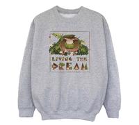 Elemental Girl's Living The Dream Sweatshirt in Grey | Size: 7-8 Years Elemental Grey 7-8 Years