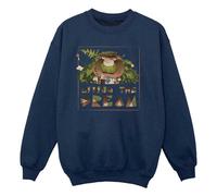 Elemental Girl's Living The Dream Sweatshirt in Navy | Size: 5-6 Years Elemental Navy 5-6 Years