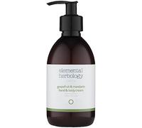 Elemental Herbology Grapefruit & Mandarin Hand & Body Cream, 290ml - Nourishing Citrus Hand Cream & Body Moisturiser for Revitalised Skin - Essential Oils Blend