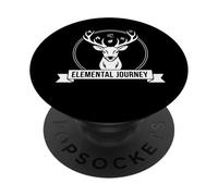 Elemental Journey Nature Harmony Spirit Animal Emblem PopSockets Adhesive PopGrip