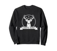 Elemental Journey Nature Harmony Spirit Animal Emblem Sweatshirt