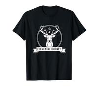 Elemental Journey Nature Harmony Spirit Animal Emblem T-Shirt