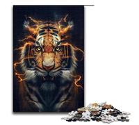 Elemental Lightning Tigers 1000 Piece Jigsaw Puzzles for Adults for Gifts Best Gift Suitable for And Teenager 14 And Up 1000 PCS
