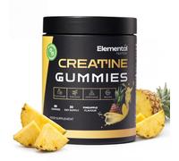 Elemental Nutrition Creatine Gummies 5000mg, Muscle & Strength, Pineapple