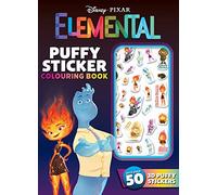 Elemental: Puffy Sticker Colouring Book (Disney Pixar)