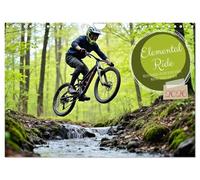 Elemental Ride. Mountain bike action through snow, mud, sun and foliage UK-Version (Wall Calendar 2026 DIN A4 Landscape), CALVENDO 12 Month Wall Calendar