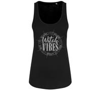 Elemental Witch Vibes Black Floaty Tank