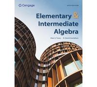 Elementary and Intermediate Algebra
