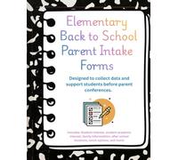 Elementary Back to School Intake: Getting to know your child