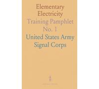 Elementary Electricity: Training Pamphlet No. 1