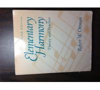 Elementary Harmony: Theory& Workbook&CD