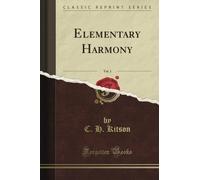 Elementary Harmony, Vol. 1 (Classic Reprint)