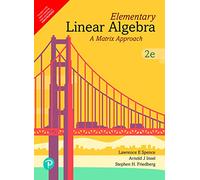 Elementary Linear Algebra, 2edition