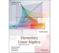 Elementary Linear Algebra, International Adaptation