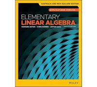 Elementary Linear Algebra: Applications Version