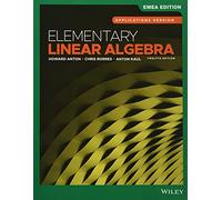 Elementary Linear Algebra, Applications Version, EMEA Edition
