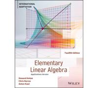 Elementary Linear Algebra, International Adaptation