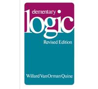 Elementary Logic: Revised Edition
