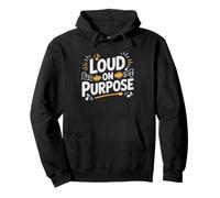 Elementary Music Teacher Loud Purpose Classroom Humor Pullover Hoodie