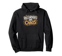 Elementary Music Teacher Recorders Chaos Classroom Identity Pullover Hoodie