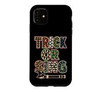 Elementary Music Teacher Trick Or Sing Halloween Recorder Case for iPhone 11