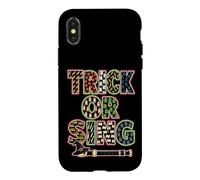 Elementary Music Teacher Trick Or Sing Halloween Recorder Case for iPhone X/XS