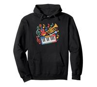 Elementary Music Teacher Vintage Retro Groovy First Day Pullover Hoodie