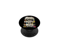 Elementary Music Teachers Touch Hearts One Note At A Time PopSockets Adhesive PopGrip