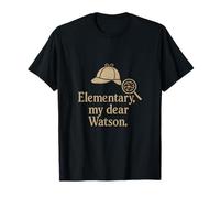 Elementary My Dear Watson STEM Graphic Apparel Novelty T-Shirt